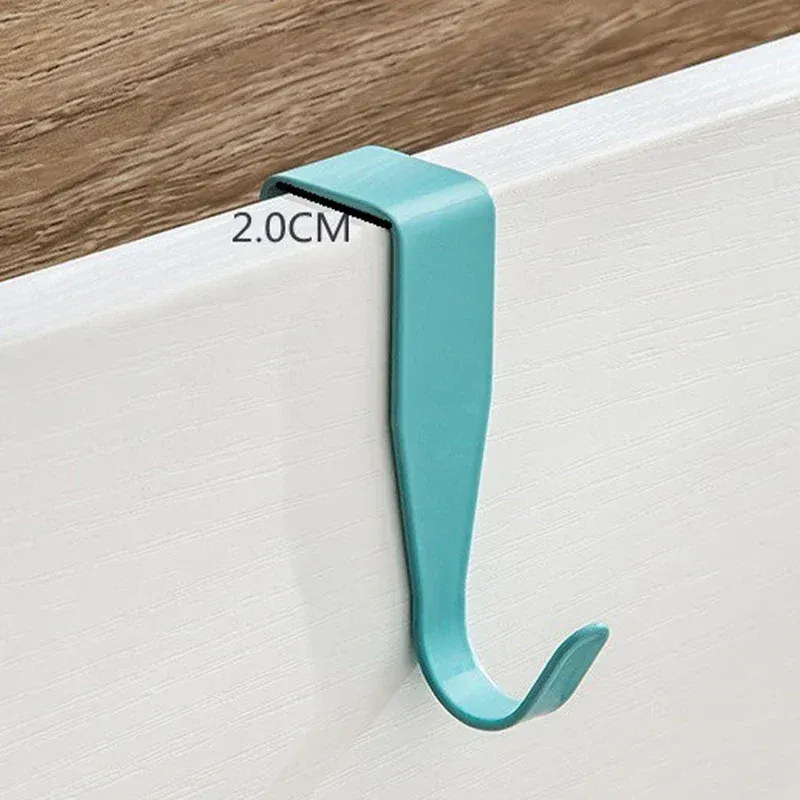 Crochets de porte d'armoire colorés, lot de 4, pour cuisine et salle de bains 3