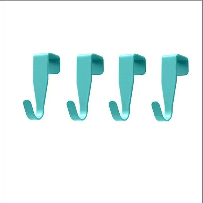 Crochets de porte d'armoire colorés, lot de 4, pour cuisine et salle de bains 7