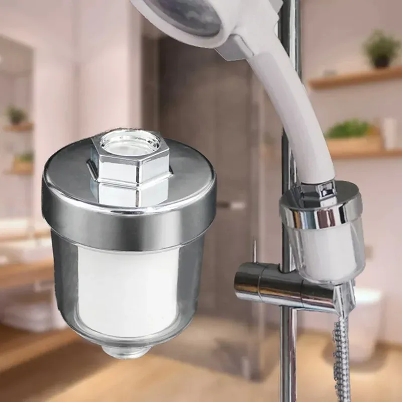 Vue détaillée du filtre de douche