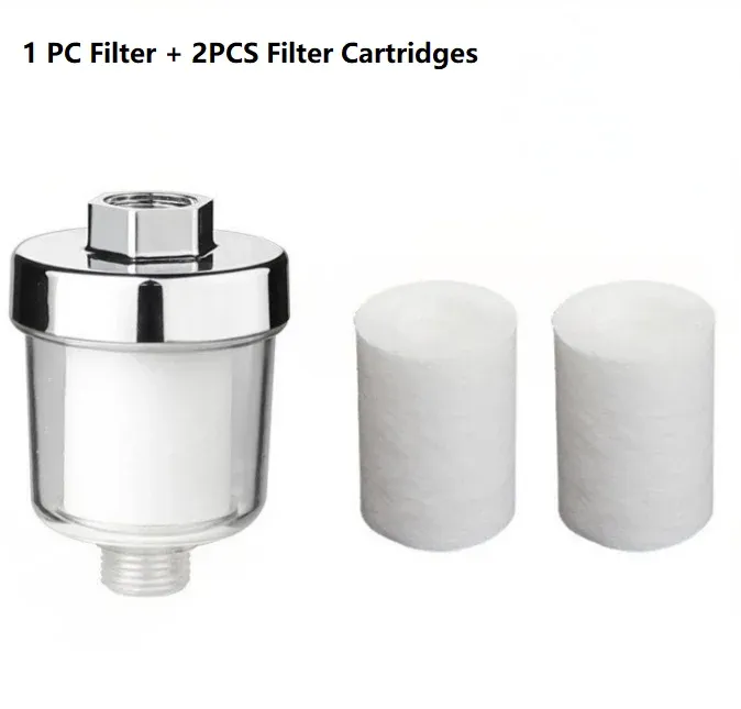 Filtre de douche à cartouche en coton PP 5 microns – Purificateur d'eau pour pommeau de douche, filtration domestique 8
