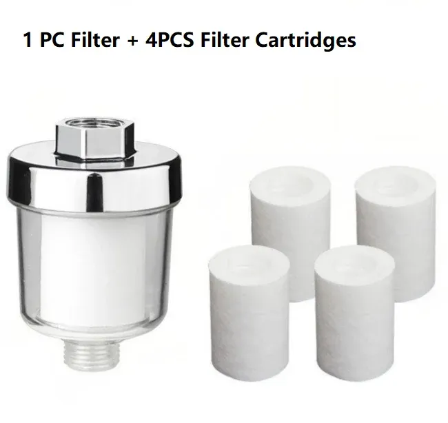 Filtre de douche à cartouche en coton PP 5 microns – Purificateur d'eau pour pommeau de douche, filtration domestique 11