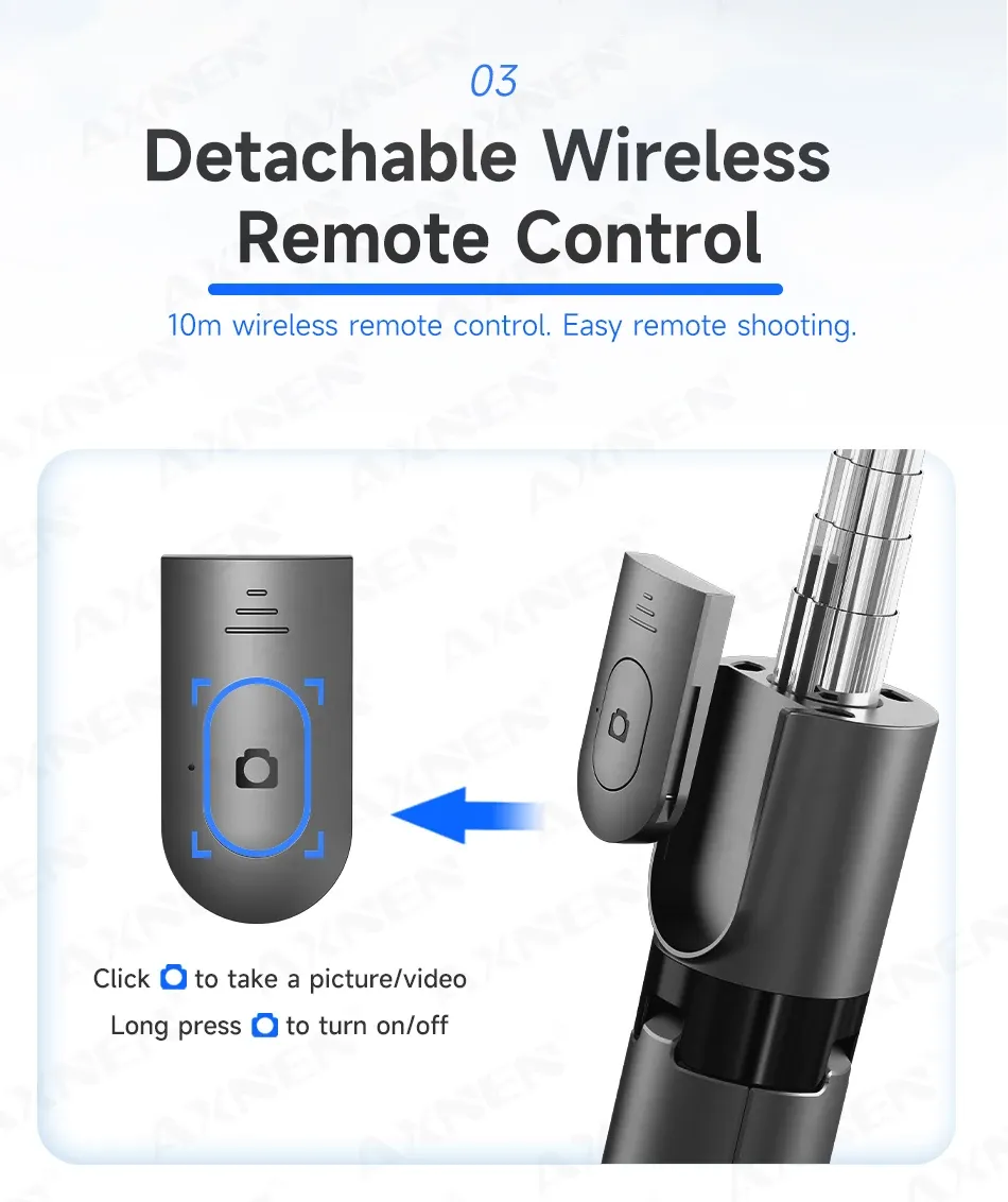 Télécommande Bluetooth du trépied F01