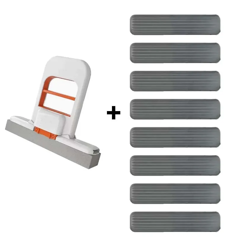 Mini serpillière multifonctionnelle rétractable humide/sèche pour cuisine, salle de bain et voiture | Outil de nettoyage compact et pratique en plastique durable pour la maison 7