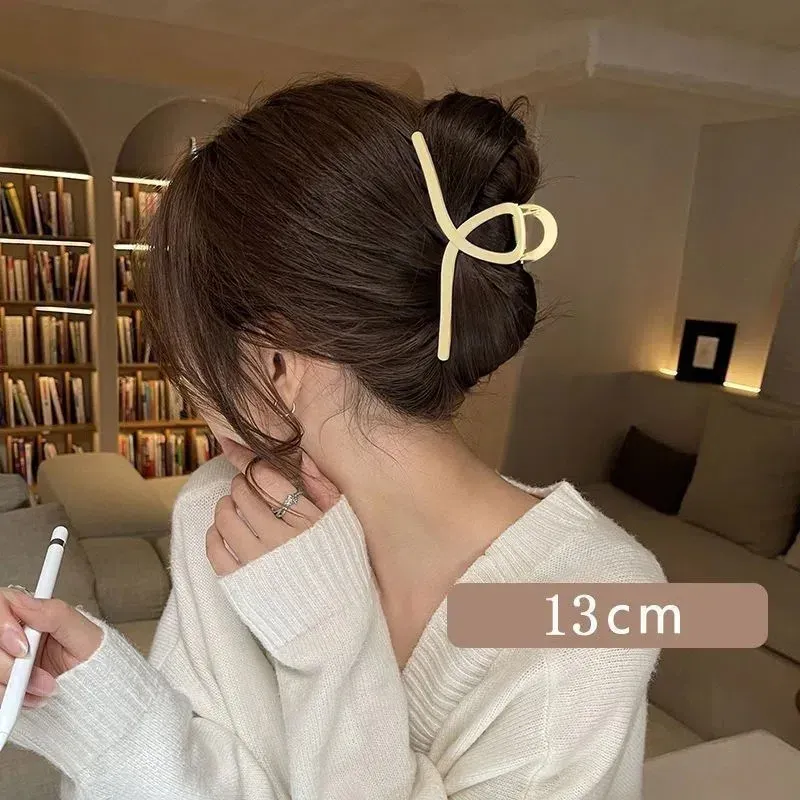 Pinces à cheveux croisées mates pour femmes et filles, lot de 2 ou 4, grandes pinces crabe au style coréen 6