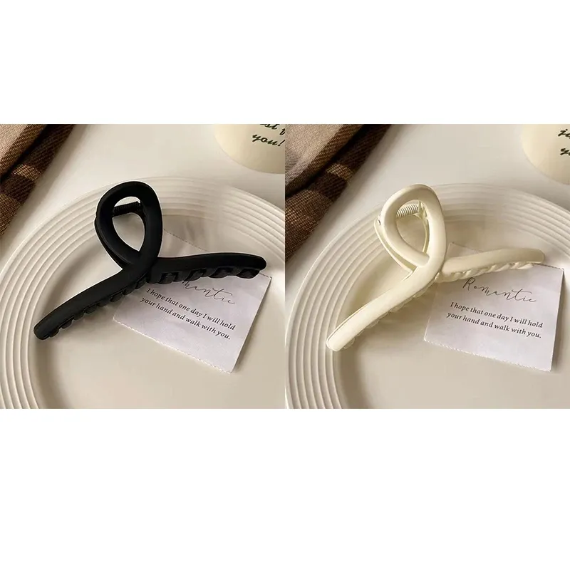 Pinces à cheveux croisées mates pour femmes et filles, lot de 2 ou 4, grandes pinces crabe au style coréen 13