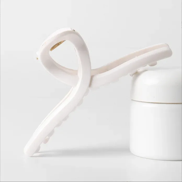 Pinces à cheveux croisées mates pour femmes et filles, lot de 2 ou 4, grandes pinces crabe au style coréen 24