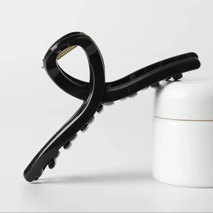 Pinces à cheveux croisées mates pour femmes et filles, lot de 2 ou 4, grandes pinces crabe au style coréen 22