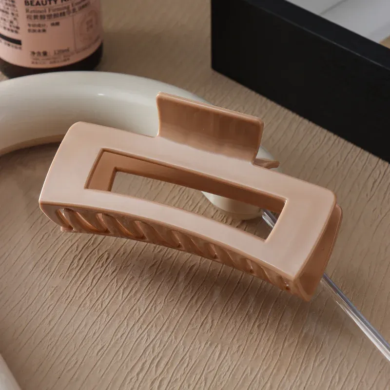 Pinces à cheveux croisées mates pour femmes et filles, lot de 2 ou 4, grandes pinces crabe au style coréen 10