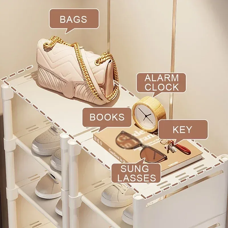 Étagère à chaussures et organisateur pour sacs à main et montres 6