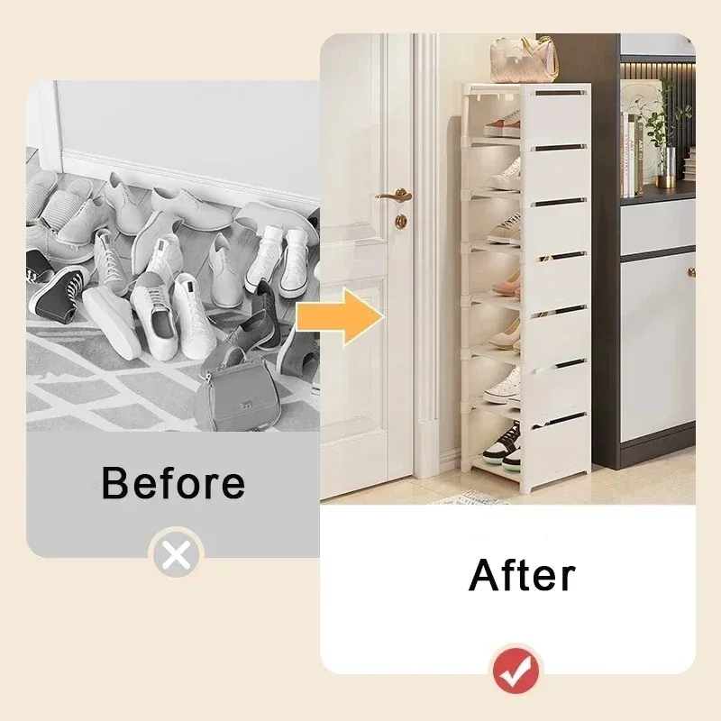 Étagère à chaussures modulable dans un intérieur