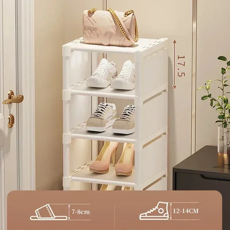 Étagère à chaussures modulable, ambiance maison