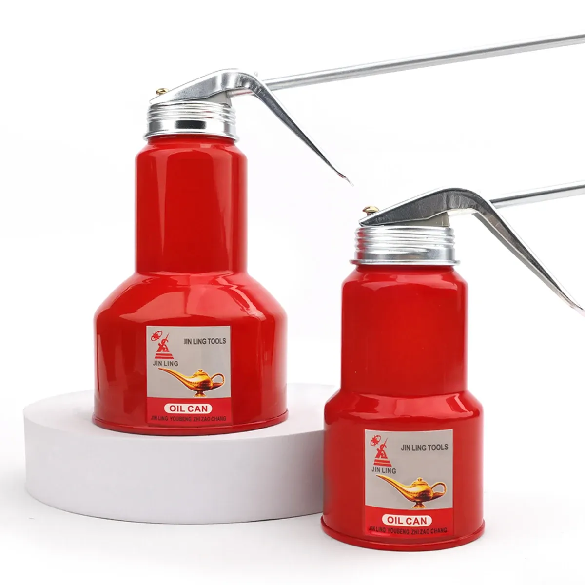 Burette à huile à bec pompe, 250 ml à 500 ml, pistolet graisseur haute pression à levier pour atelier - Image 1