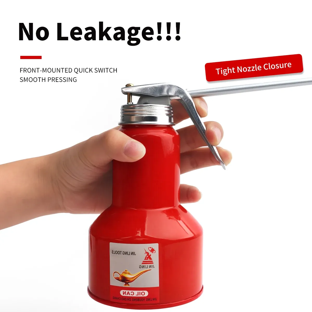 Burette à huile à bec pompe, 250 ml à 500 ml, pistolet graisseur haute pression à levier pour atelier 3