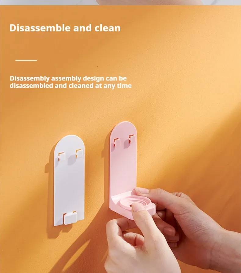 Porte-brosse à dents mural pour salle de bain moderne