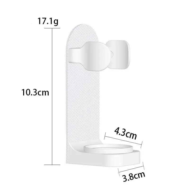 Porte-brosse à dents électrique mural adhésif, organisateur de salle de bain pour un rangement pratique et un séchage optimal 7
