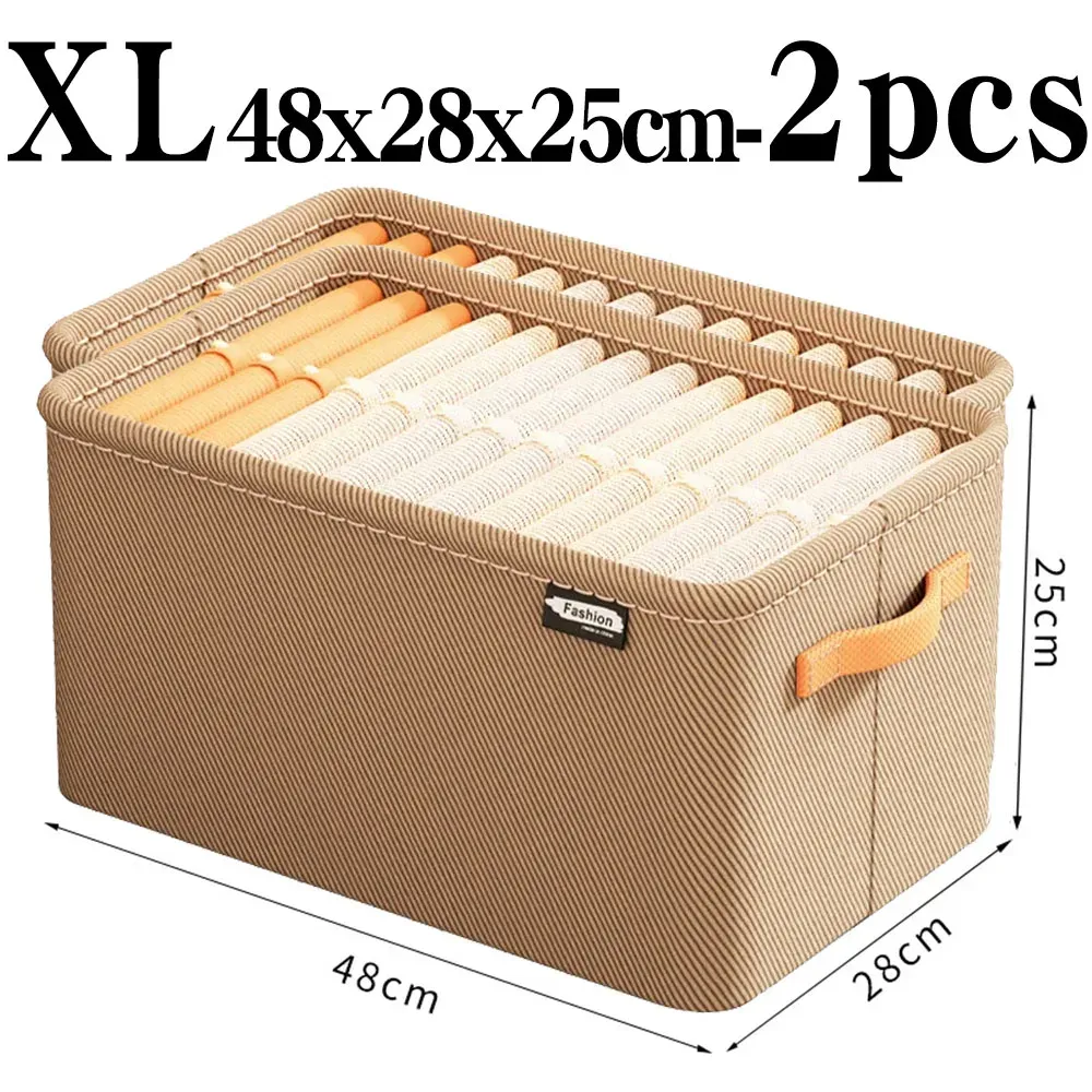 Organisateur de vêtements épais pour pantalons et pulls, tiroirs de rangement pour jeans et garde-robe 13