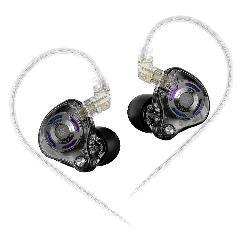 Écouteurs HiFi KZ Gale à basses renforcées, pilote dynamique super linéaire, conception détachable pour le jeu et la musique 11