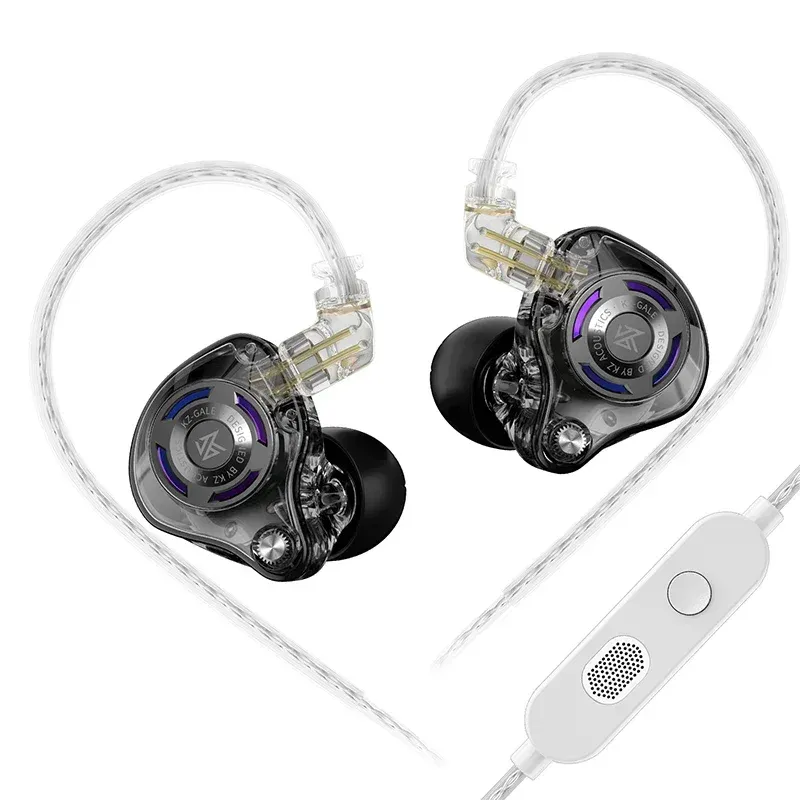 Écouteurs HiFi KZ Gale à basses renforcées, pilote dynamique super linéaire, conception détachable pour le jeu et la musique 12