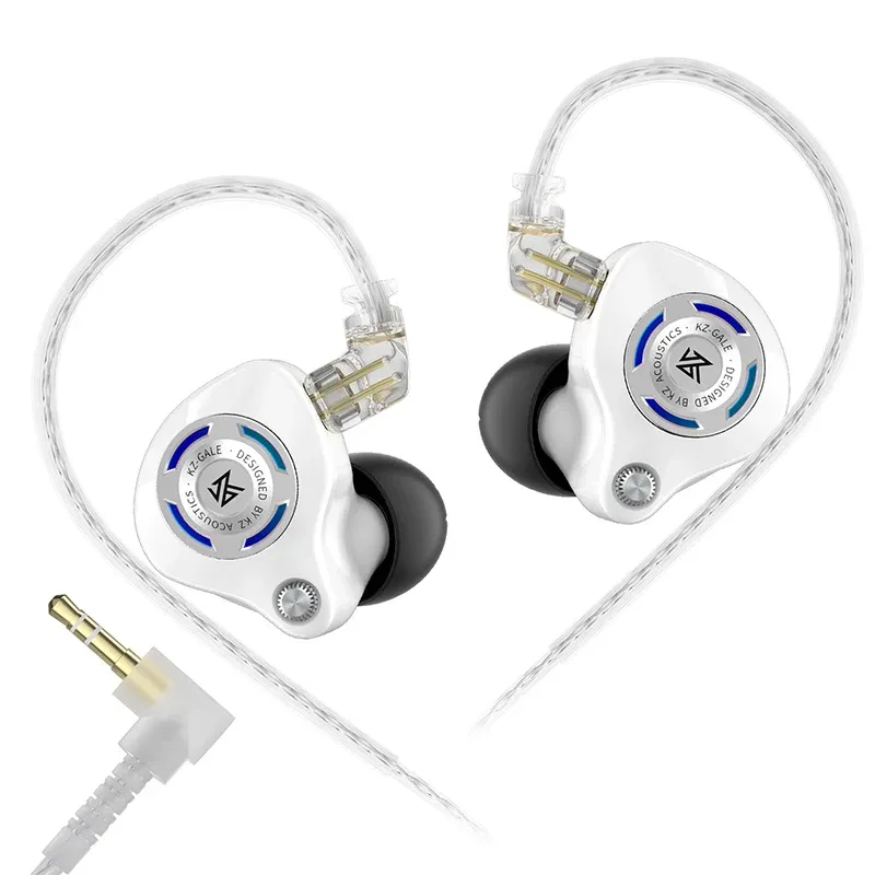 Écouteurs HiFi KZ Gale à basses renforcées, pilote dynamique super linéaire, conception détachable pour le jeu et la musique 7