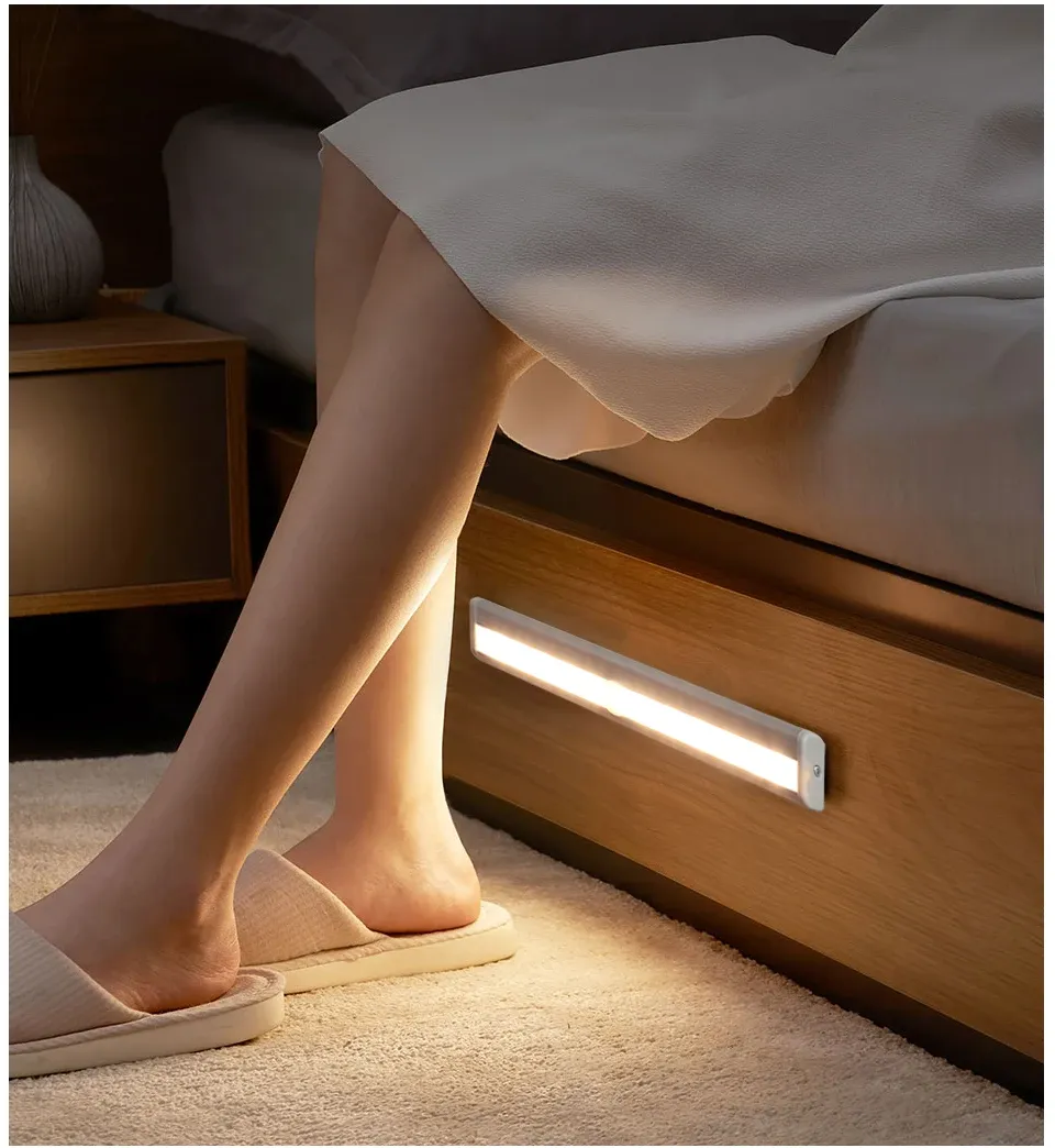 Détail du design des veilleuses LED