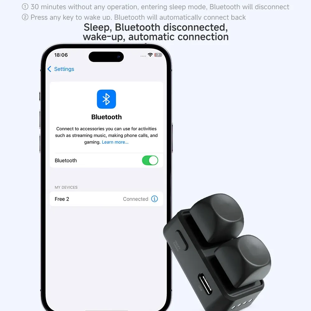 Clavier Bluetooth sans fil ultra-léger avec télécommande à double bouton pour tourner les pages, compatible liseuses Kobo 3
