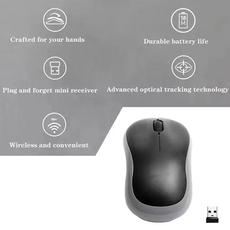 Détail ergonomique de la souris M185