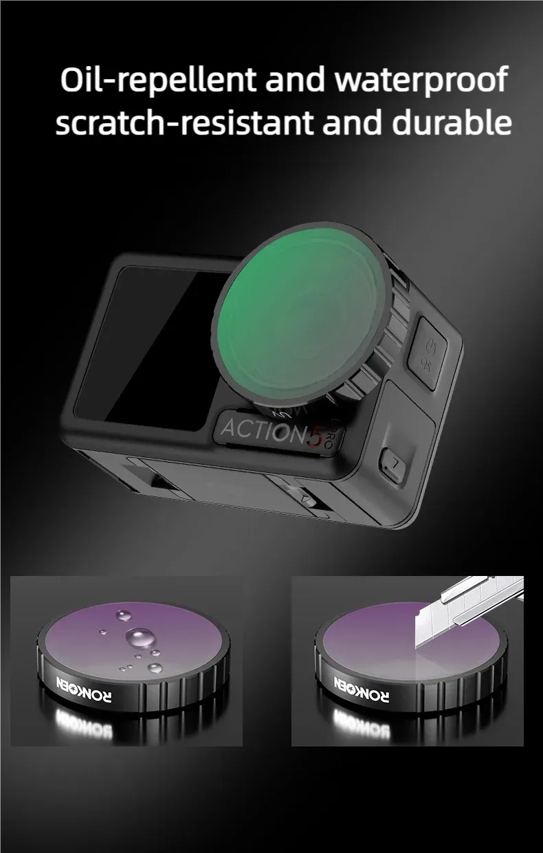 Accessoire de filtre pour caméra d'action