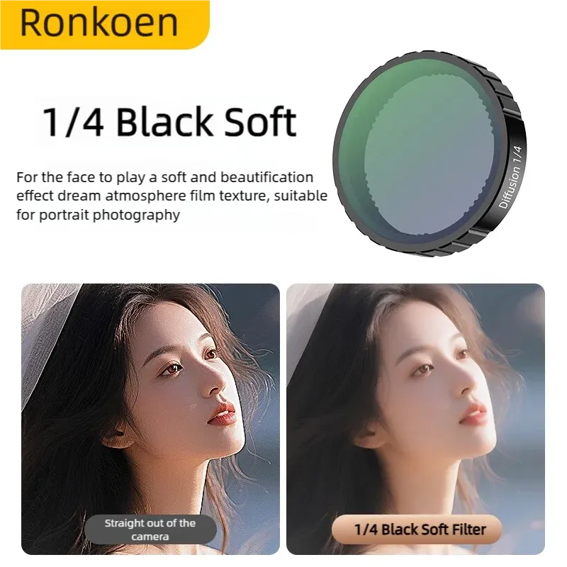 Ronkoen – Filtre CPL et ND pour caméra d'action DJI Osmo Action 4 et Action 5 Pro, jeu de filtres ND8, ND16 et ND32, cadre en alliage d'aluminium 7