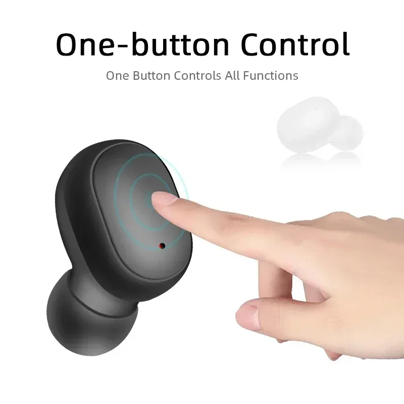 Écouteurs sans fil Bluetooth TWS E6S avec microphone, casque antibruit pour Huawei et Xiaomi 3