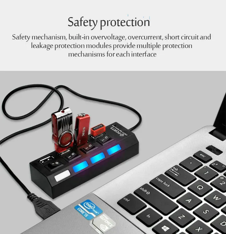 Hub USB compact