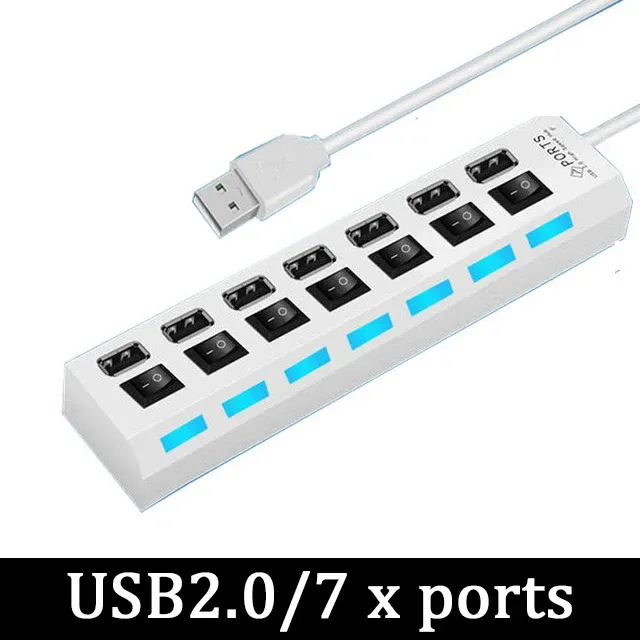 Hub USB 3.0 multi-ports (4 à 7 ports) avec câble de 30 cm 9