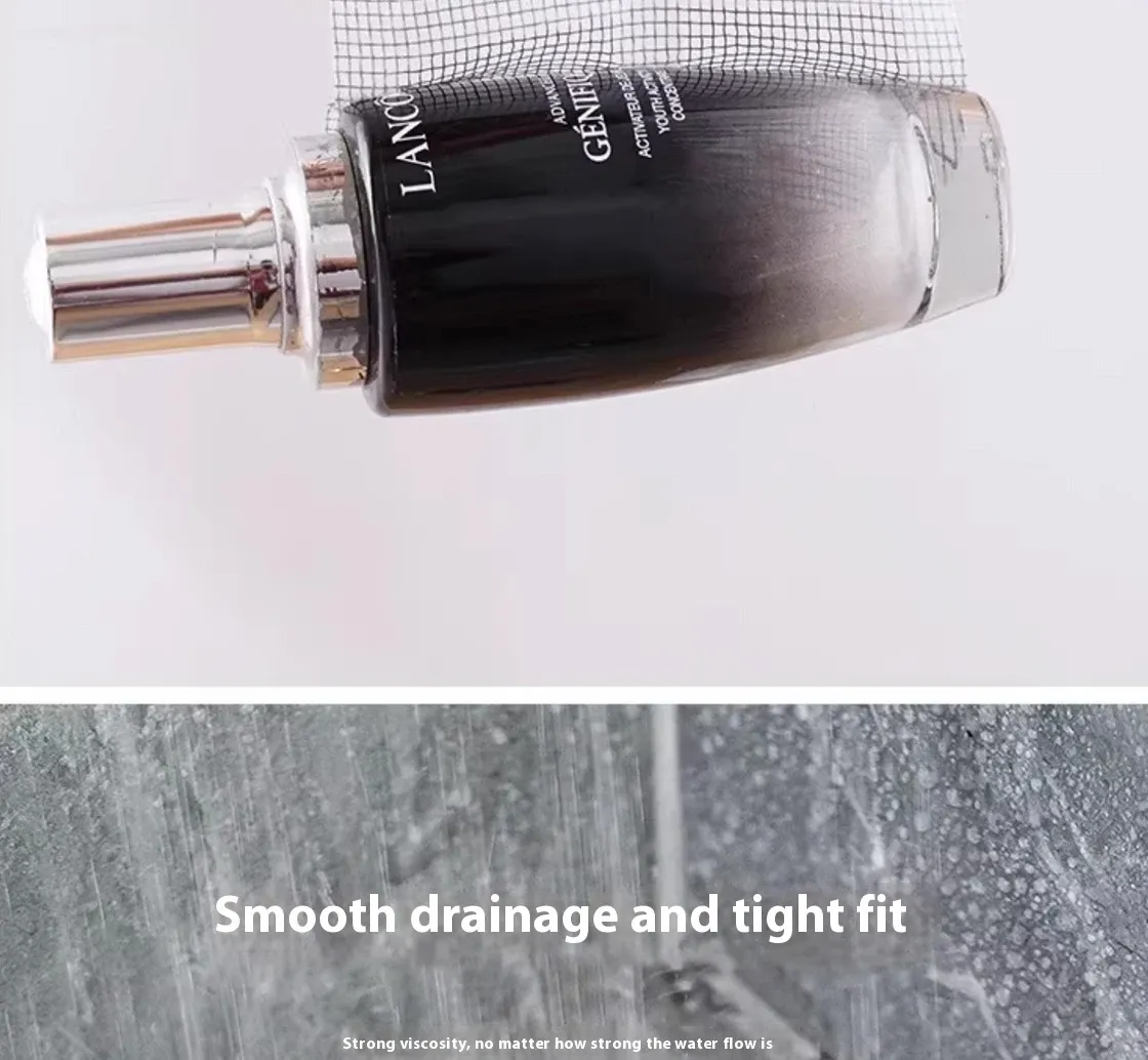 Filtre anti-cheveux, détail de la surface
