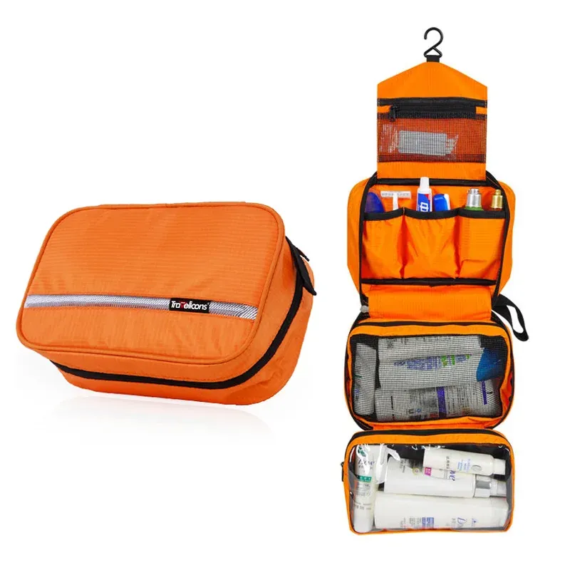 Trousse de toilette suspendue pour le voyage, organisateur robuste pour hommes et femmes, cosmétiques et maquillage