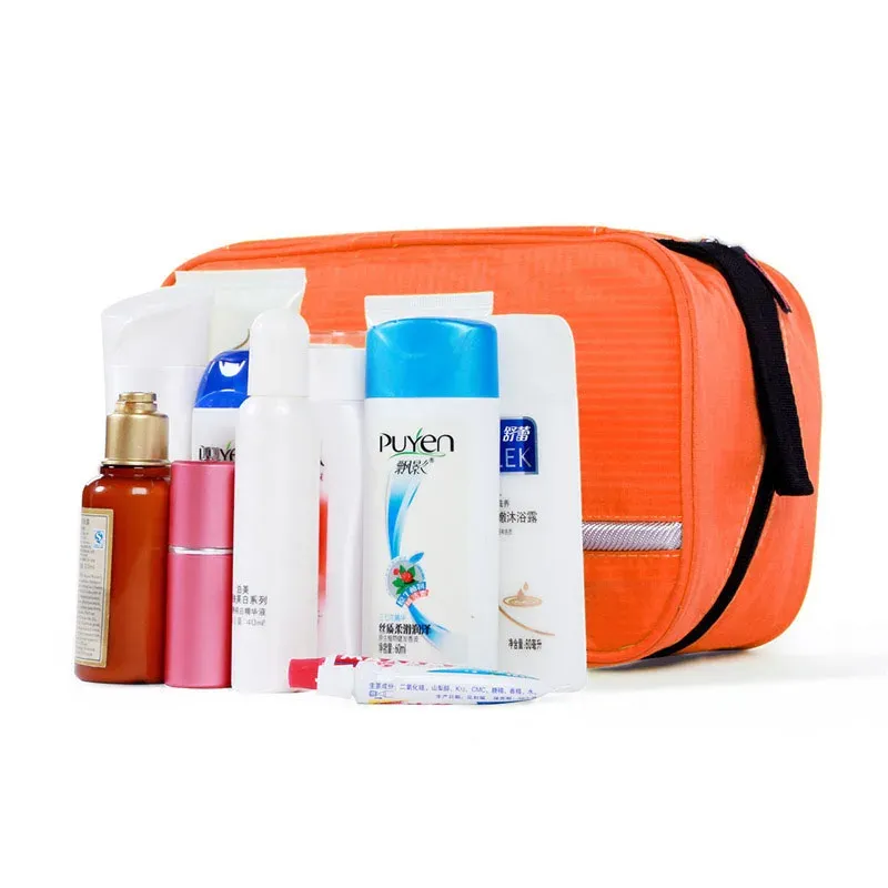 Trousse de toilette suspendue pour le voyage, organisateur robuste pour hommes et femmes, cosmétiques et maquillage 4