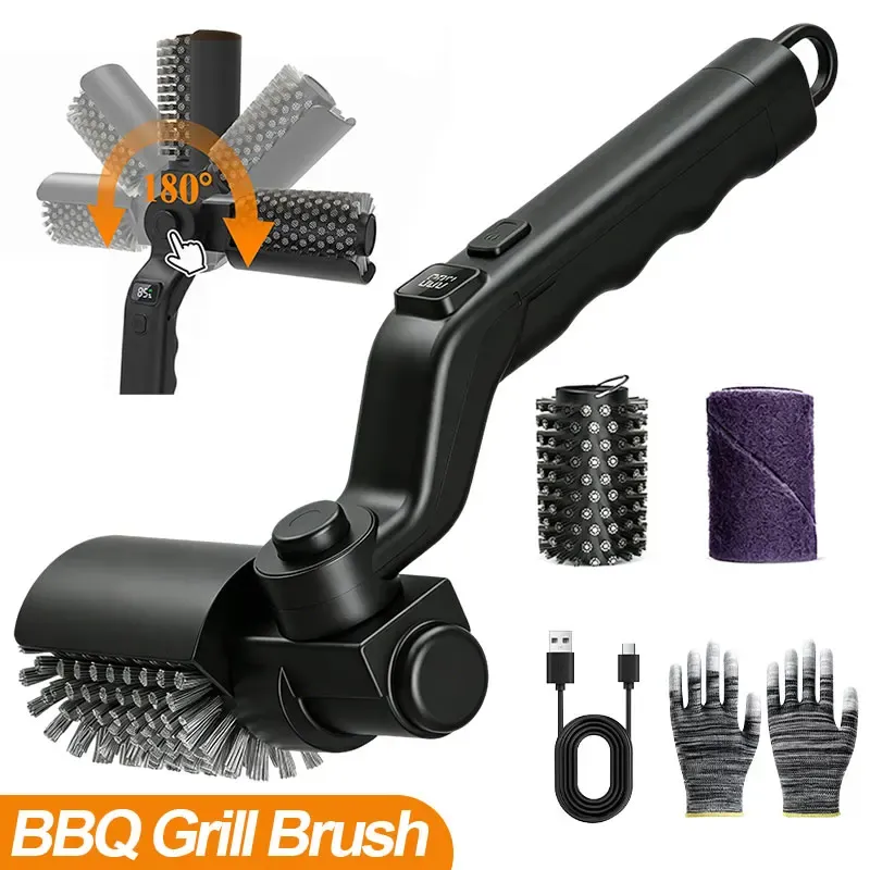 Brosse de nettoyage pour barbecue électrique