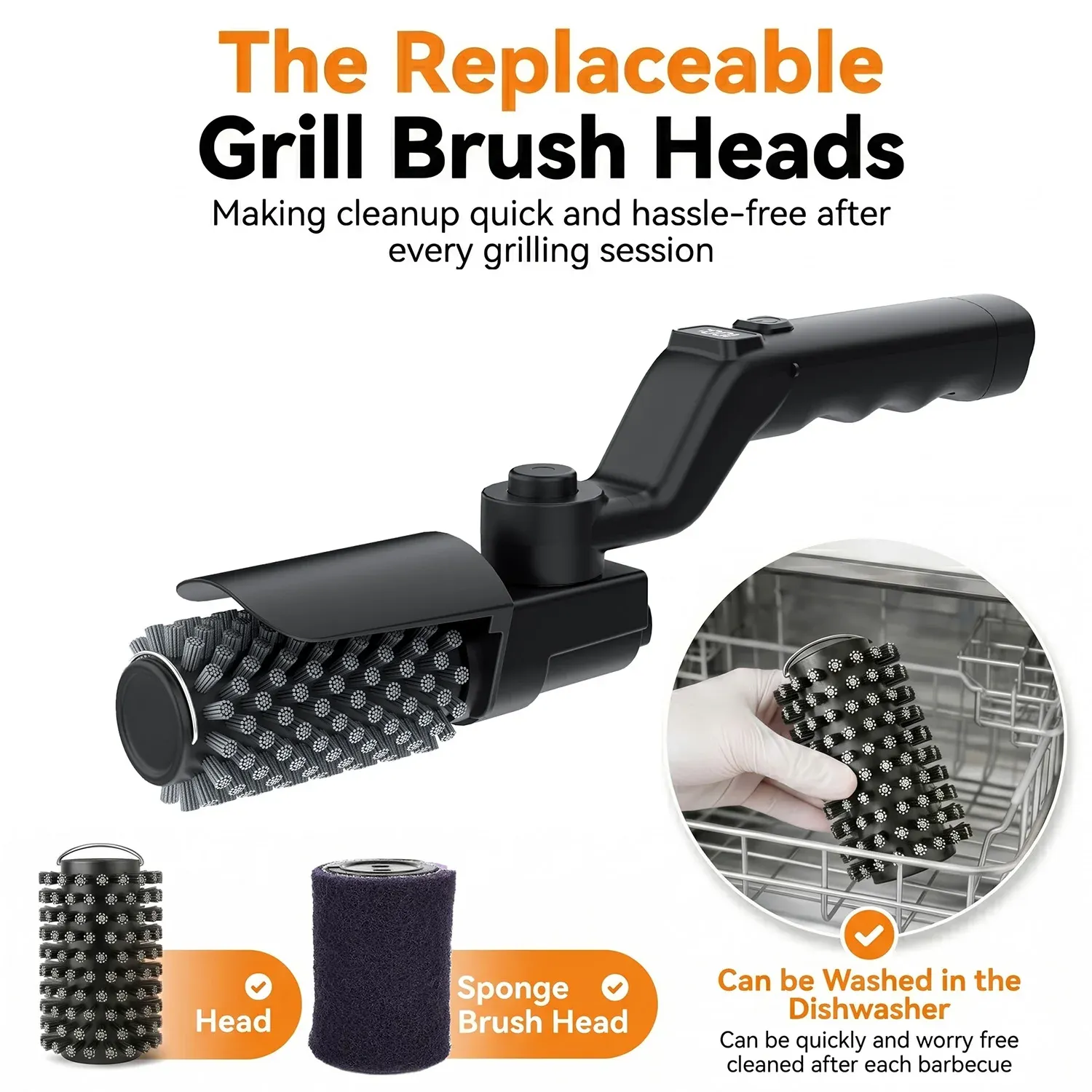 Brosse pour gril d'extérieur