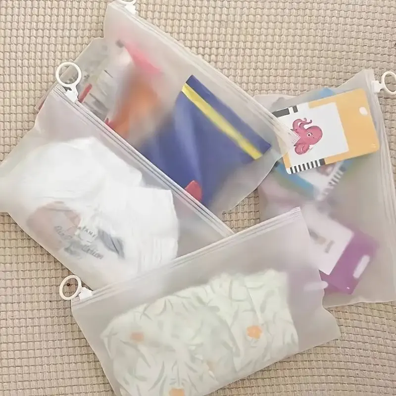 Lot de 10 sacs de rangement de voyage multifonctionnels à fermeture éclair