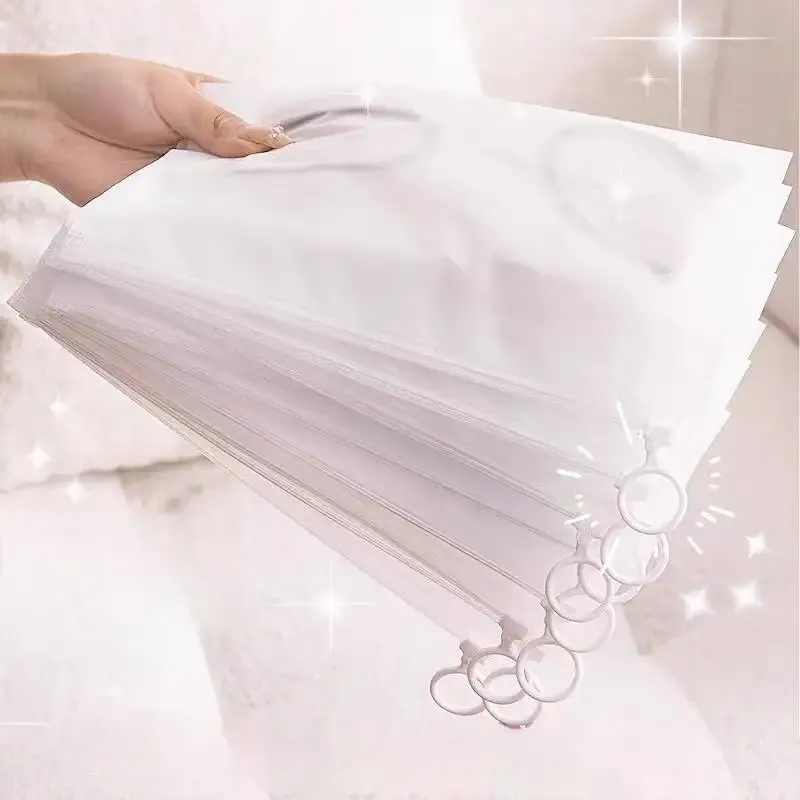 Lot de 10 sacs de rangement de voyage multifonctionnels à fermeture éclair 3