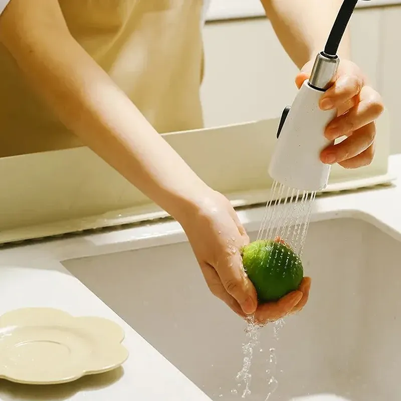 Pare-éclaboussures d'évier en silicone avec ventouse, protection anti-éclaboussures pour îlot de cuisine et salle de bain 6