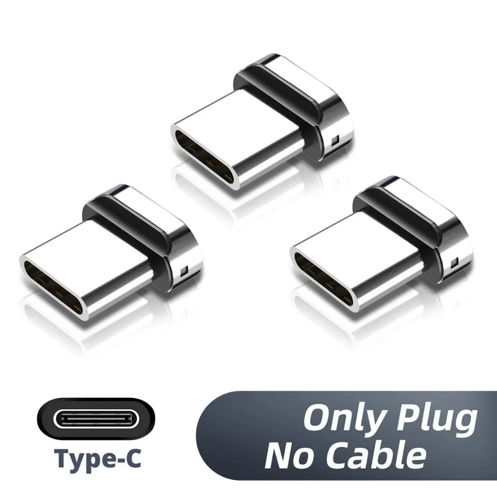 Câble de charge magnétique USB Type-C FONKEN pour Realme GT6, câble de chargeur magnétique avec connecteur Micro USB et Android 10