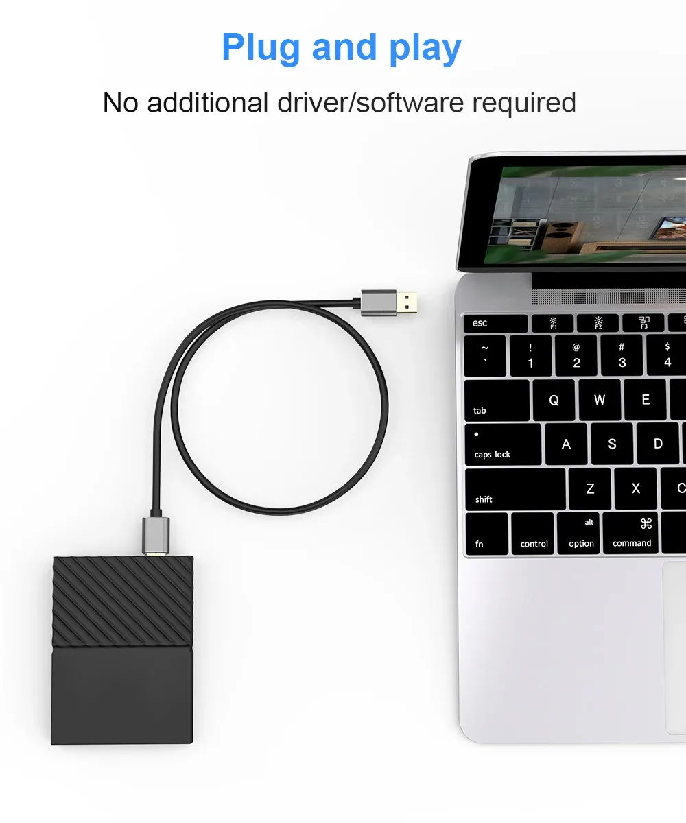 Câble USB 3.0 en contexte
