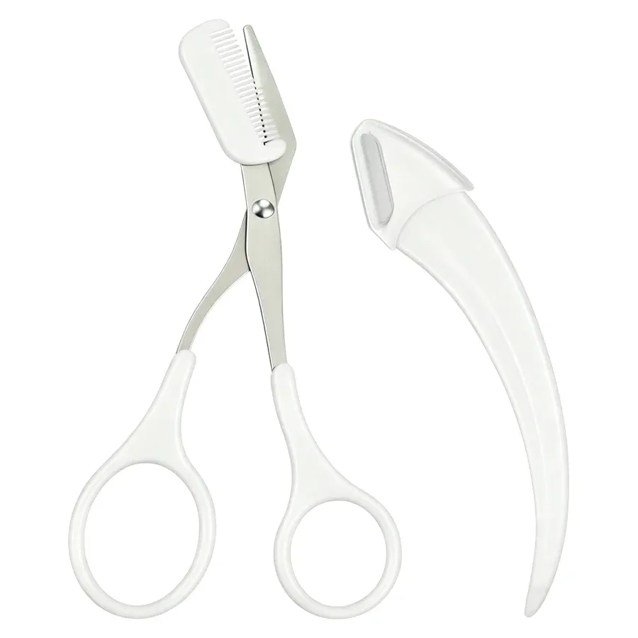 Ensemble de toilettage des sourcils, détails complets