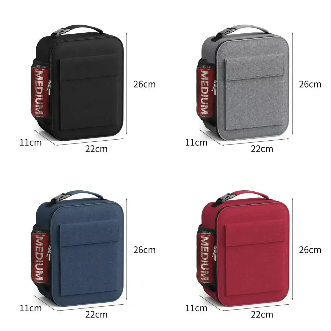 Sac à déjeuner isotherme portable et épais pour pique-nique en plein air, boîte Bento, sac isotherme froid pour femmes et hommes, idéal pour le bureau et le travail 5