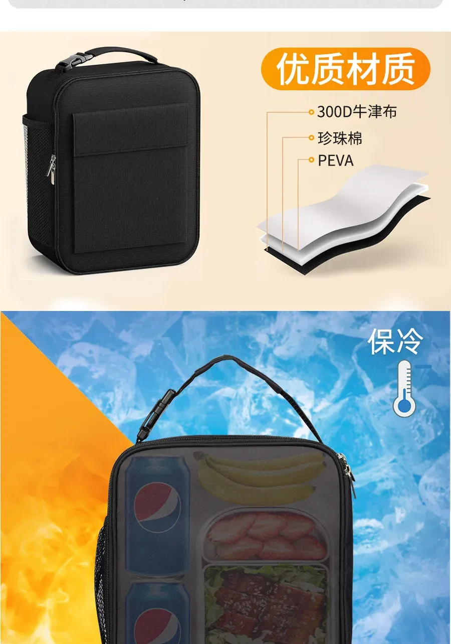 Boîte à déjeuner thermique portable, praticité