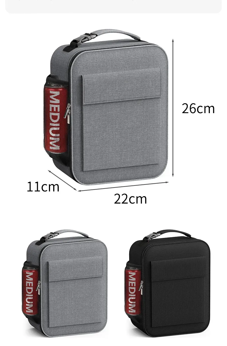 Boîte à déjeuner thermique portable, en situation