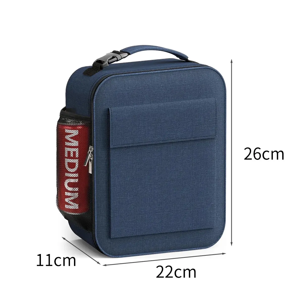 Sac à déjeuner isotherme portable et épais pour pique-nique en plein air, boîte Bento, sac isotherme froid pour femmes et hommes, idéal pour le bureau et le travail 7