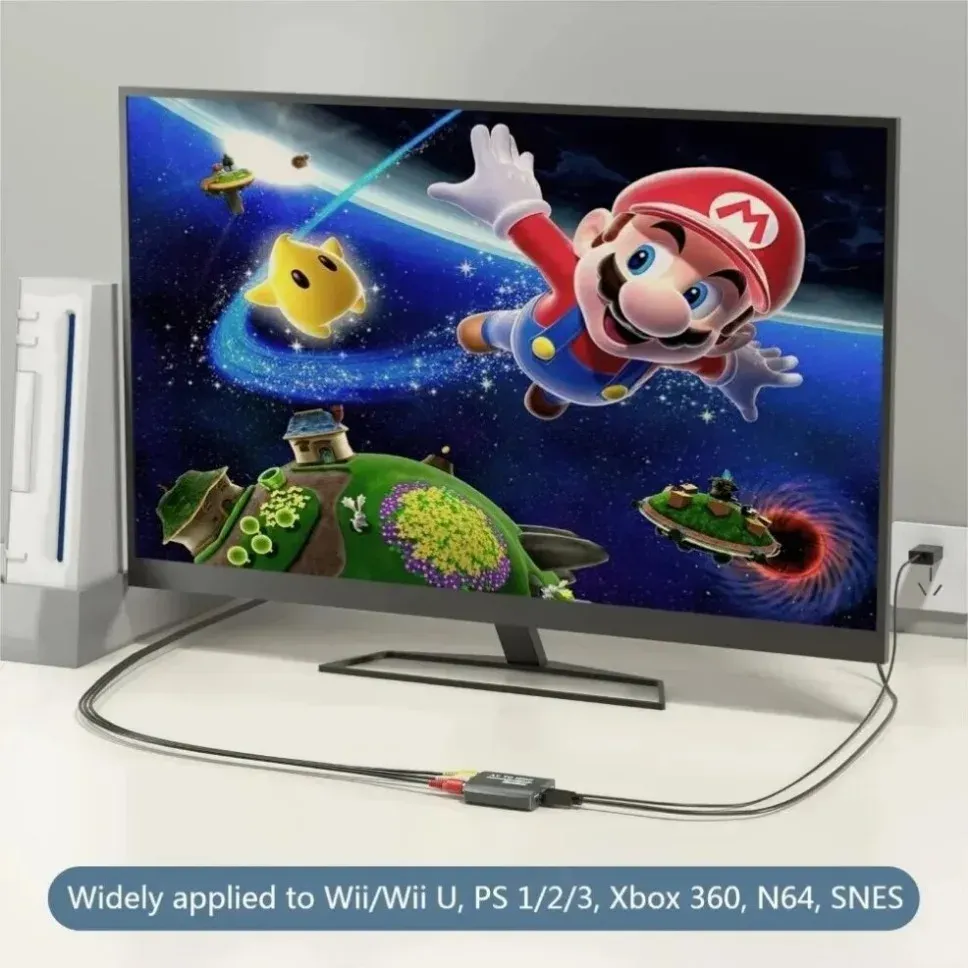 Convertisseur AV vers HDMI en situation