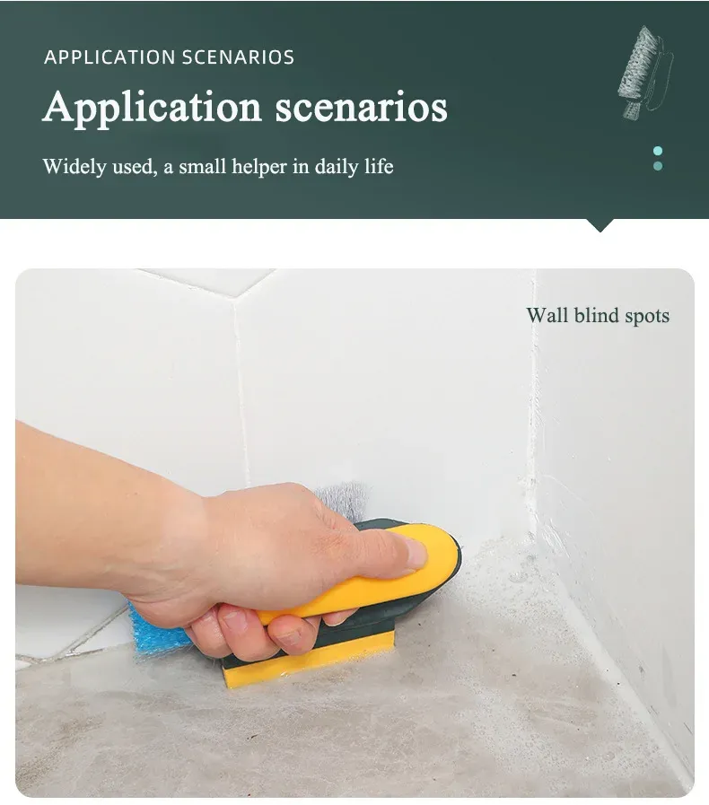 Utilisation pour le nettoyage des coins de murs