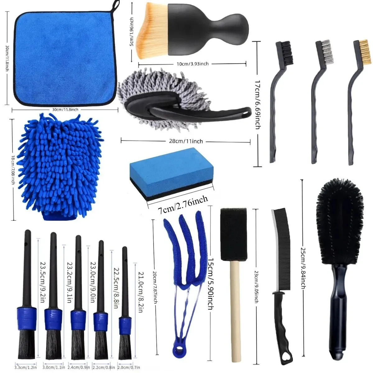 Kit de nettoyage automobile, présentation