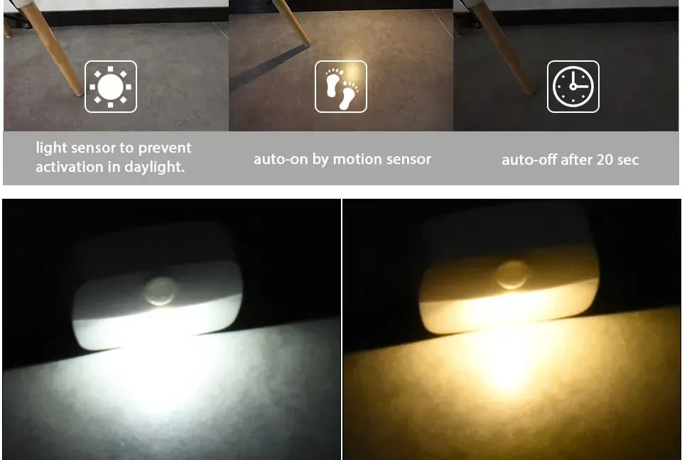 Veilleuse LED, finition soignée